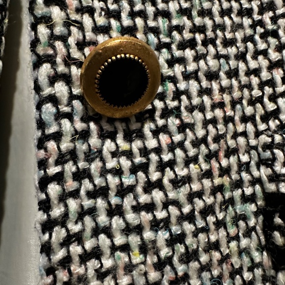 Neiman Marcus Blazer, Black & White, Size 10 - Picture 5 of 5